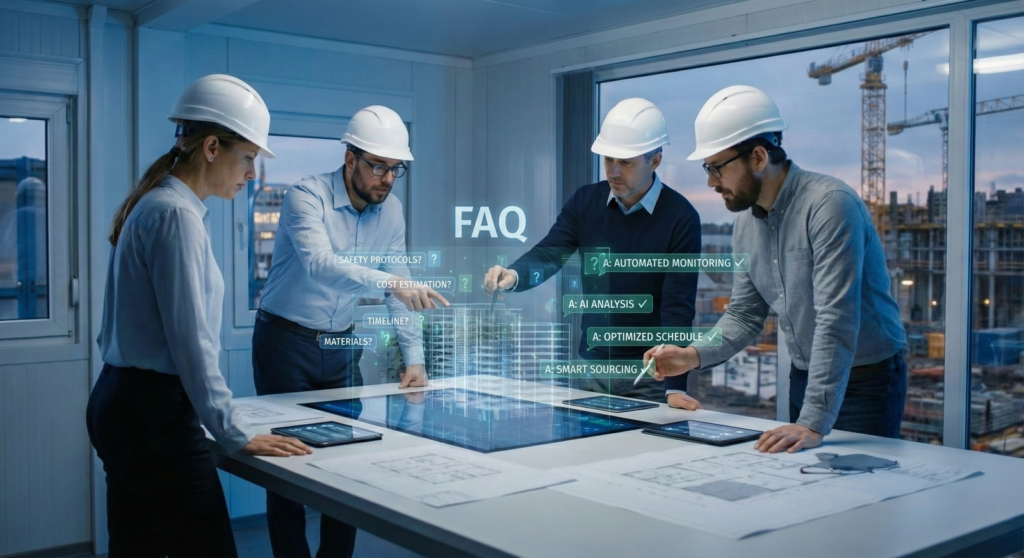建設業でのAI活用に関するよくある質問