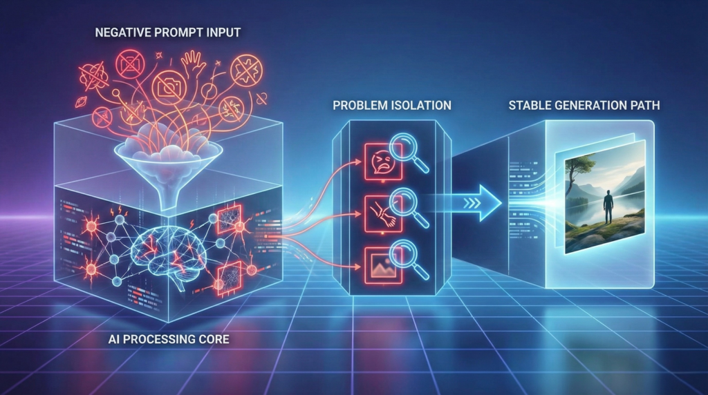 ネガティブプロンプトが効かないときの原因と対処法